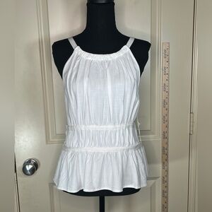 NWT Sienna Sky White Sleeveless Top